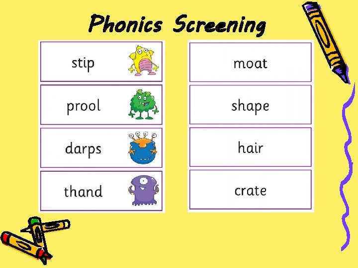 Phonics Screening 