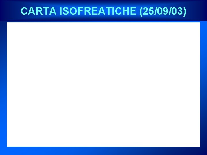 CARTA ISOFREATICHE (25/09/03) 