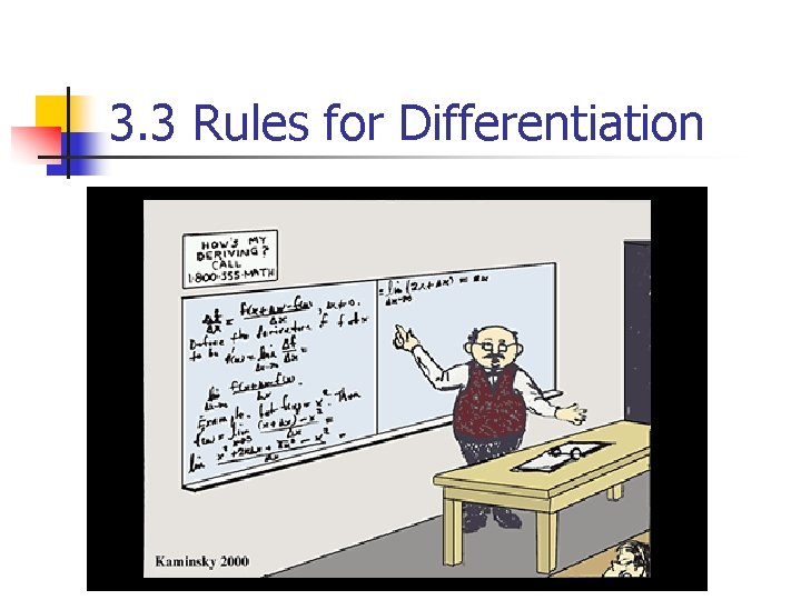 3. 3 Rules for Differentiation 