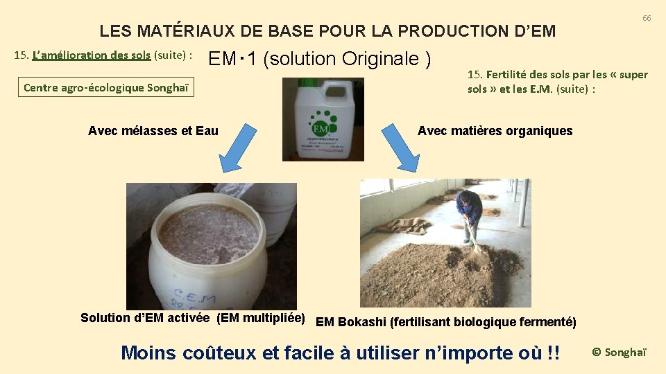 1 La philosophie du centre de formation agrocologique