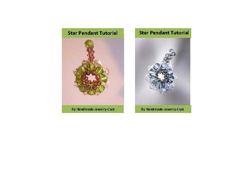 Star Pendant Tutorial By Handmade-Jewelry-Club 