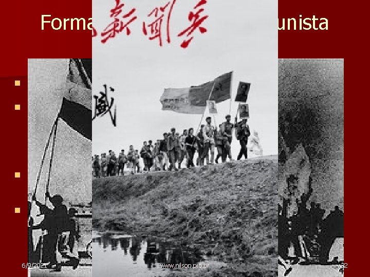 Formação do Partido Comunista Chinês A tomada do poder pelos bolcheviques na Rússia, em