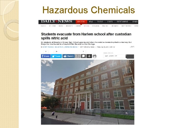 Hazardous Chemicals Hazardous Chemicals