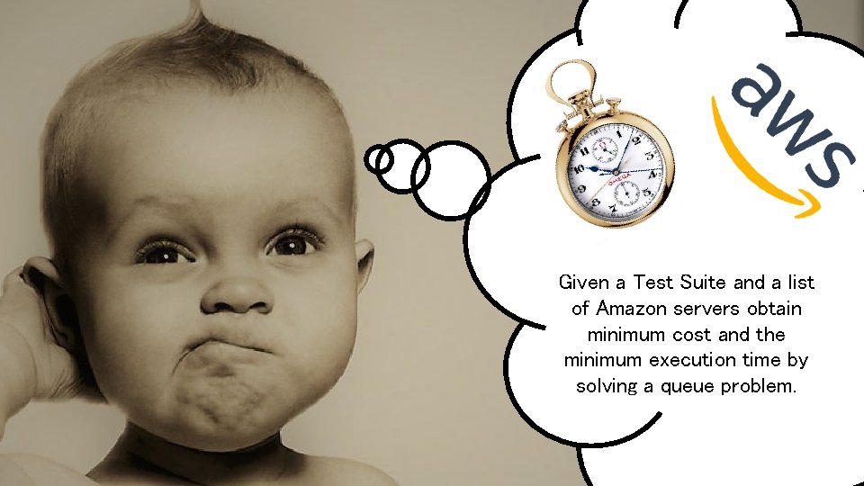 Given a Test Suite and a list of Amazon servers obtain minimum cost and