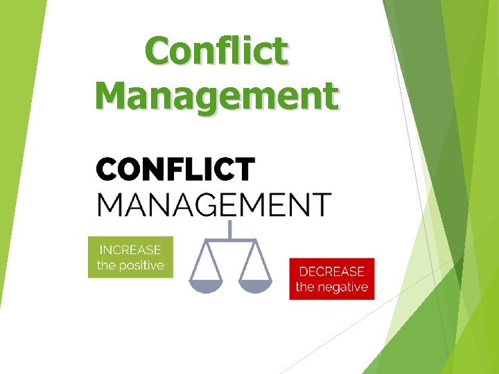 Conflict Management 