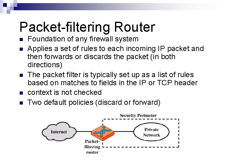 Why do we need Firewalls n Internet connectivity