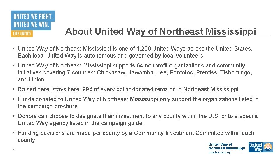 About United Way of Northeast Mississippi • United Way of Northeast Mississippi is one About United Way of Northeast Mississippi • United Way of Northeast Mississippi is one