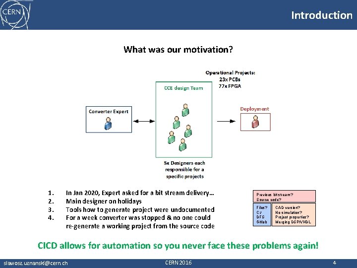 Introduction What was our motivation? 1. 2. 3. 4. In Jan 2020, Expert asked