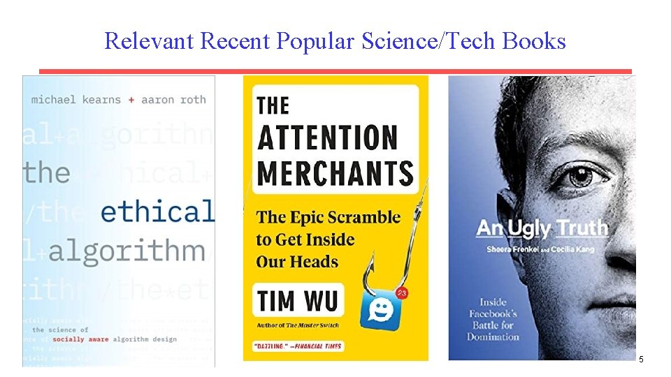 Relevant Recent Popular Science/Tech Books 5 