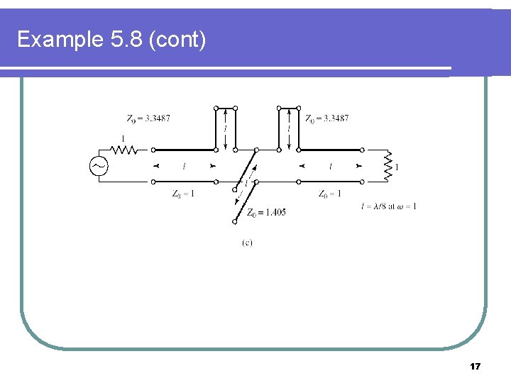 Example 5. 8 (cont) 17 