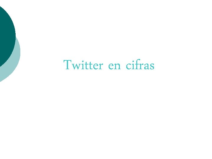 Twitter en cifras 