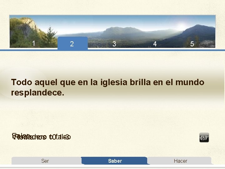 1 2 3 4 5 Todo aquel que en la iglesia brilla en el 1 2 3 4 5 Todo aquel que en la iglesia brilla en el