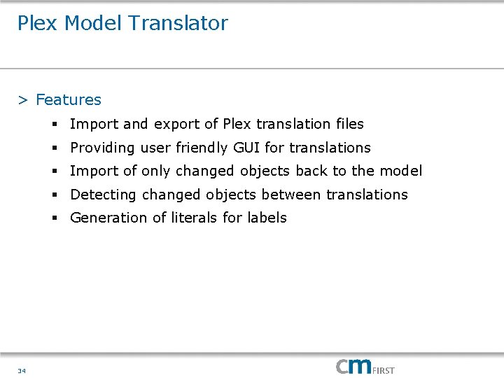 Plex Model Translator > Features § Import and export of Plex translation files §