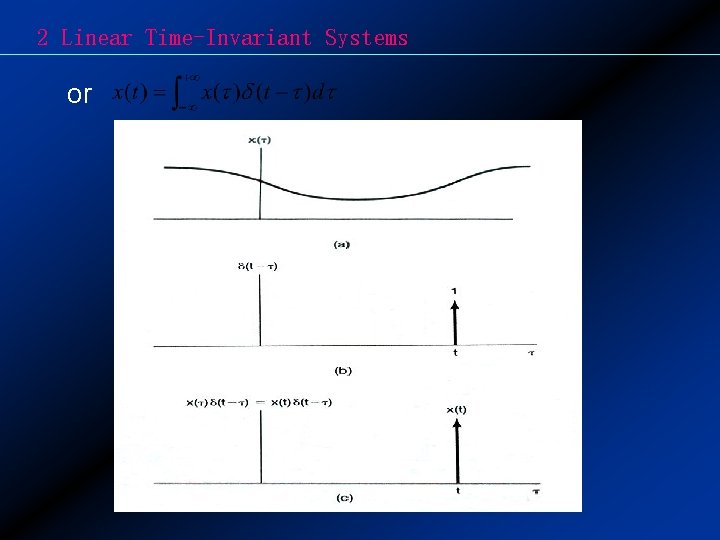 2 Linear Time-Invariant Systems or 