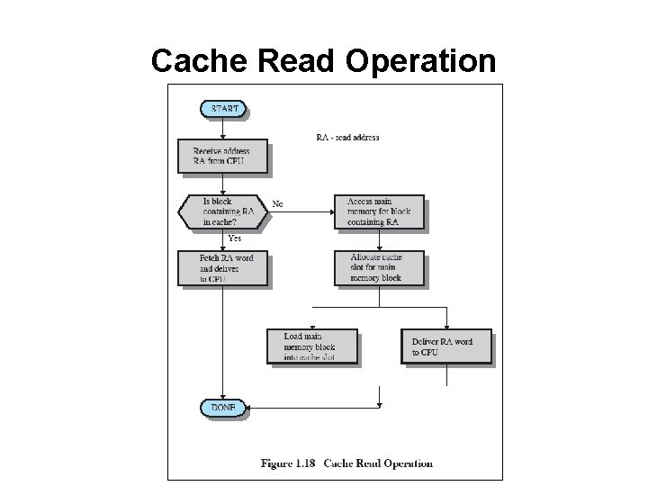 Cache Read Operation 