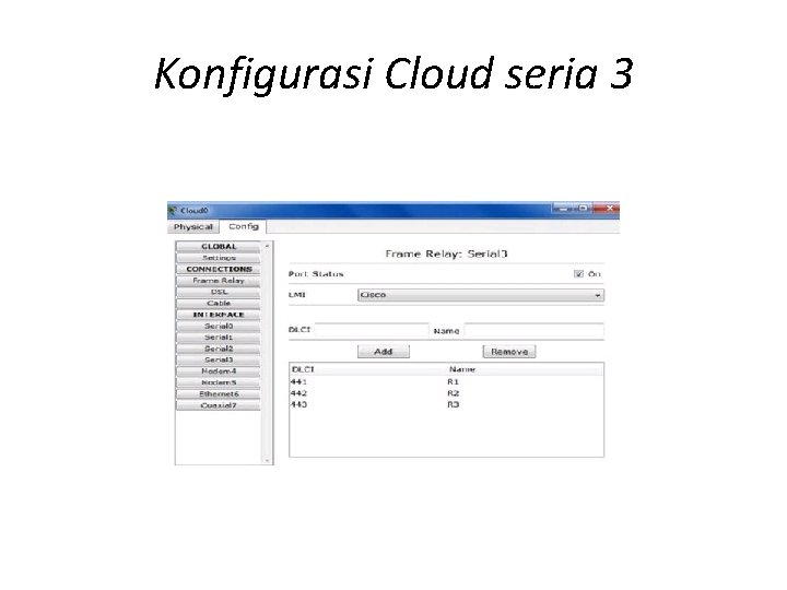 Konfigurasi Cloud seria 3 