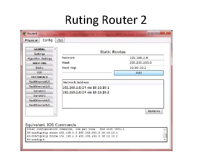 Ruting Router 2 