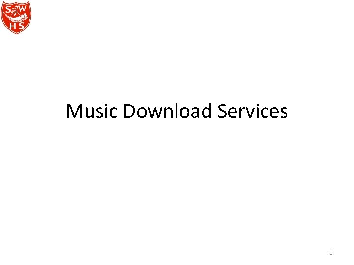 Music Download Services 1 