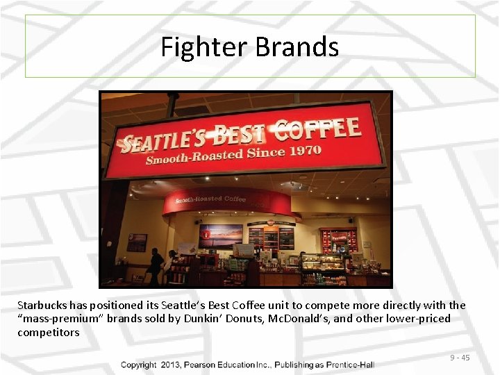 Fighter Brands Starbucks has positioned its Seattle’s Best Coffee unit to compete more directly