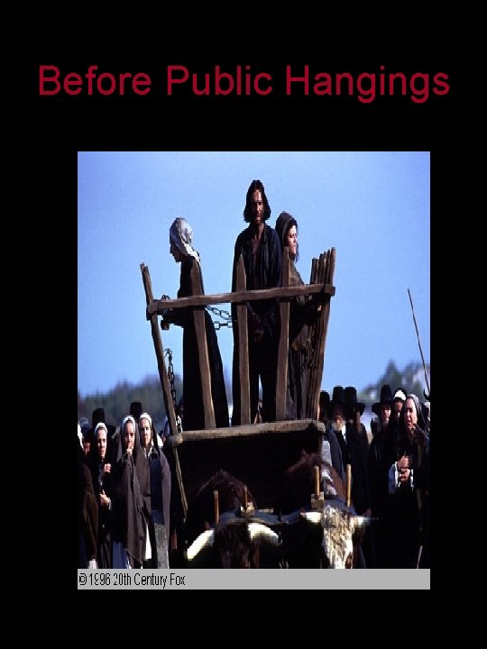 Before Public Hangings 