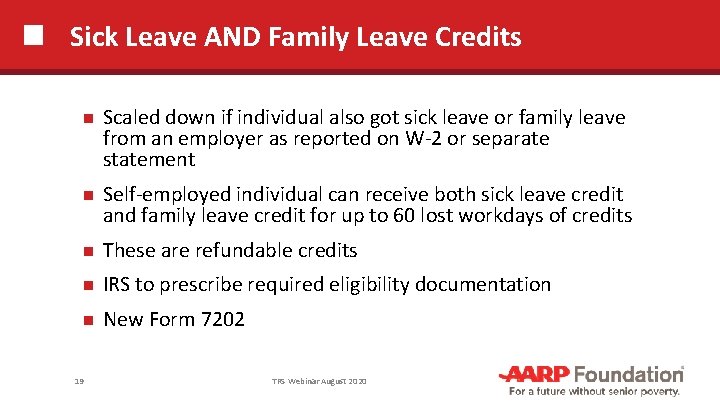 Sick Leave AND Family Leave Credits Scaled down if individual also got sick leave