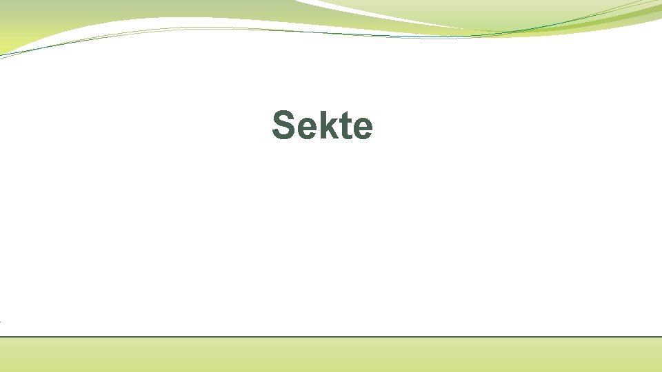 Sekte 