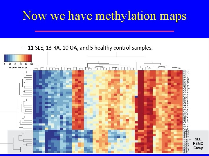 Now we have methylation maps 