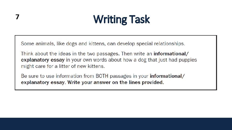 7 Writing Task 