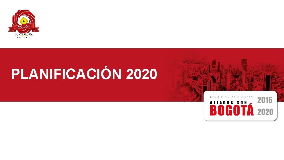 PLANIFICACIÓN 2020 