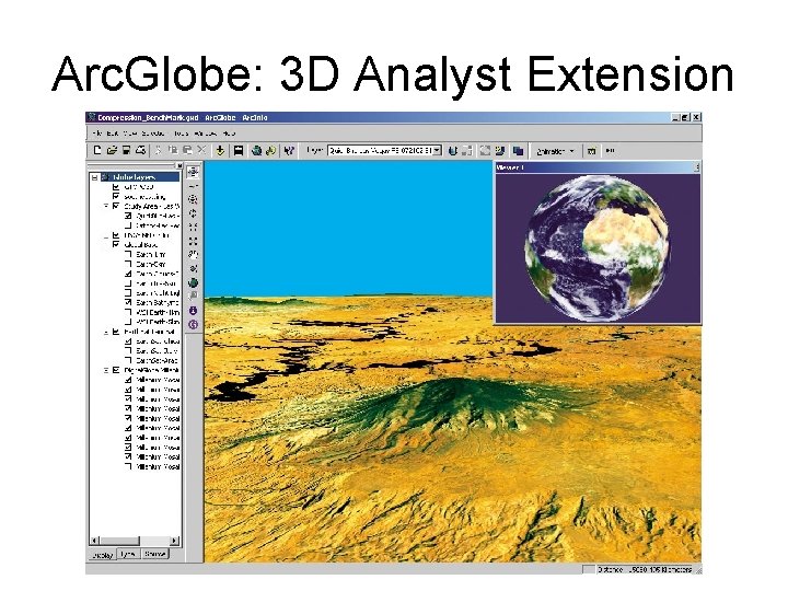 Arc. Globe: 3 D Analyst Extension 