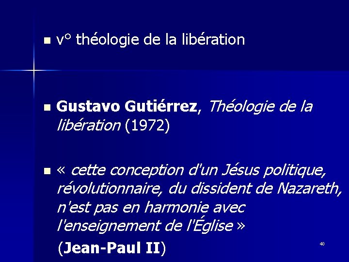 n n n v° théologie de la libération Gustavo Gutiérrez, Théologie de la libération