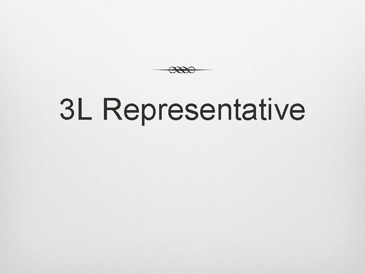 3 L Representative 
