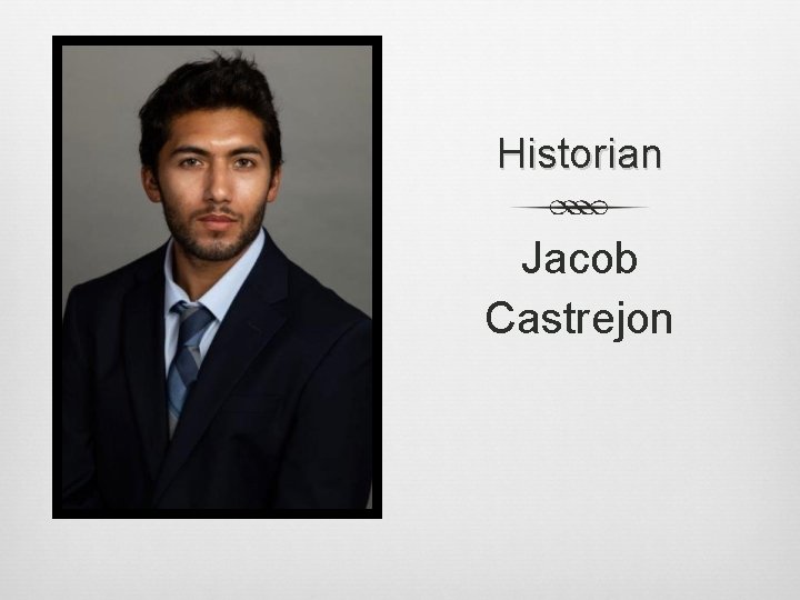 Historian Jacob Castrejon 