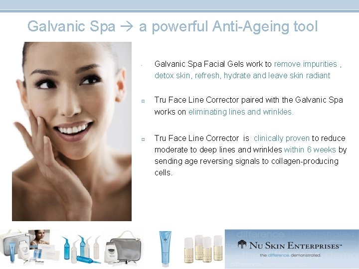 Galvanic Spa a powerful Anti-Ageing tool - p p Galvanic Spa Facial Gels work