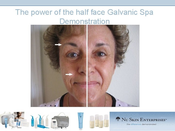 The power of the half face Galvanic Spa Demonstration 