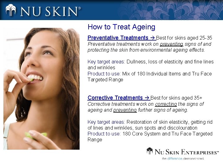 How to Treat Ageing Preventative Treatments Best for skins aged 25 -35 Preventative treatments