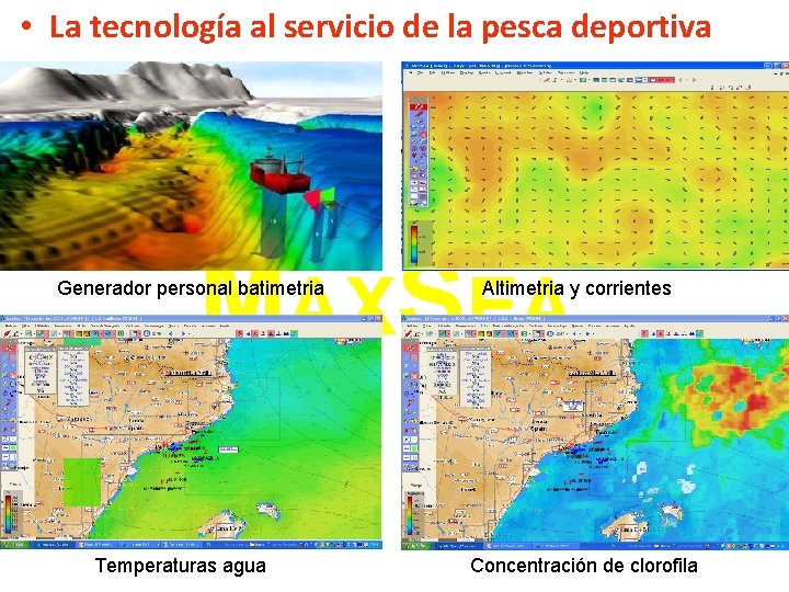  • La tecnología al servicio de la pesca deportiva MAXSEA Generador personal batimetria