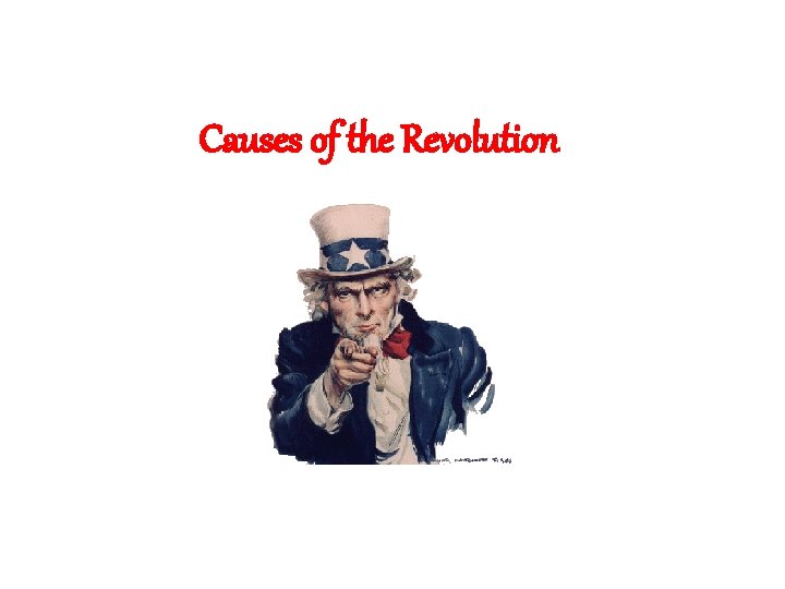 Causes of the Revolution 