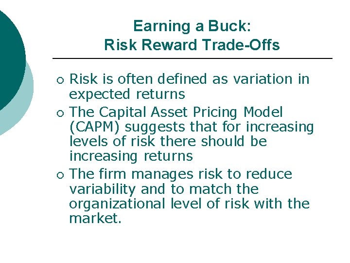 Chapter 1 The Dynamic Business Environment Learning Objectives