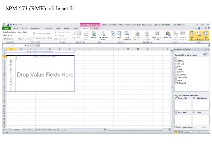 SPM 573 (RME): slide set 01 