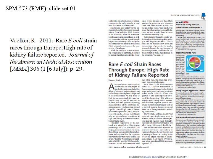 SPM 573 (RME): slide set 01 