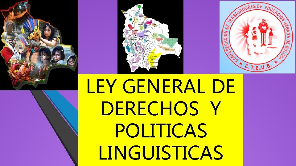 LEY GENERAL DE DERECHOS Y POLITICAS LINGUISTICAS 