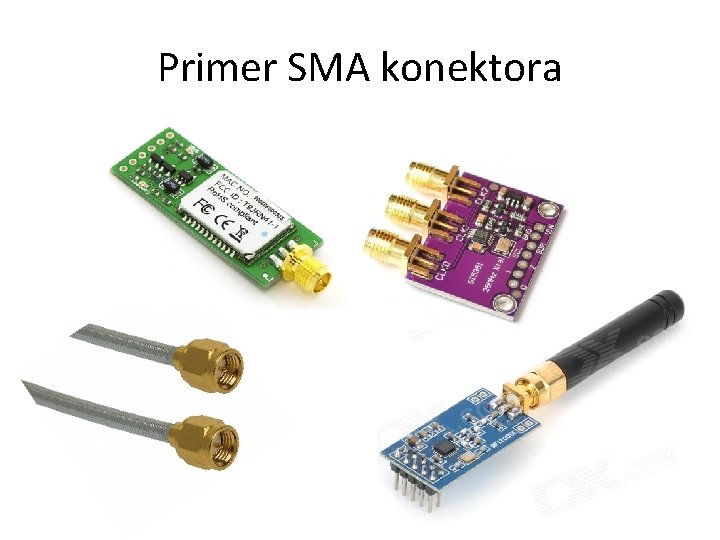 Primer SMA konektora 