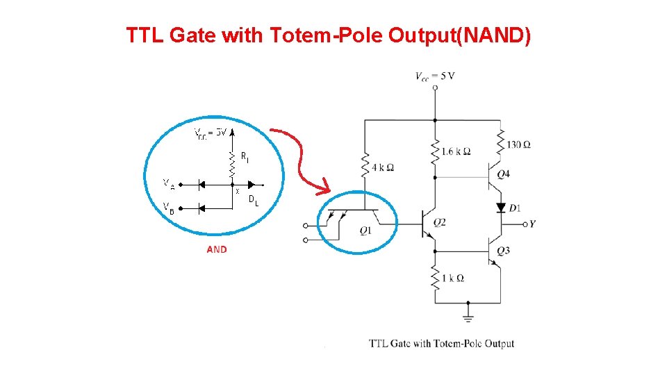 TTL Gate with Totem-Pole Output(NAND) 