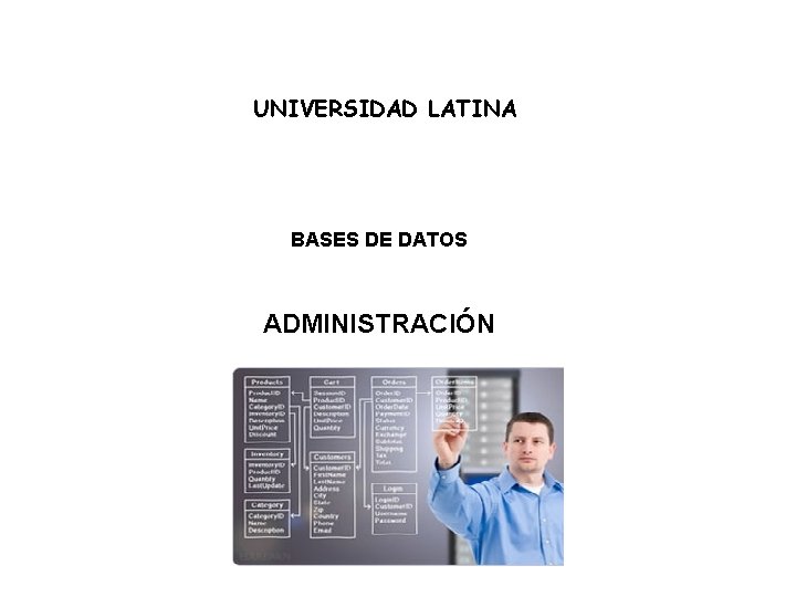 UNIVERSIDAD LATINA BASES DE DATOS ADMINISTRACIÓN 