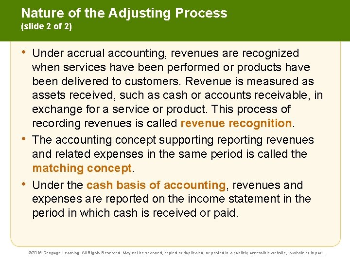 CHAPTER 3 The Adjusting Process Warren Reeve Duchac