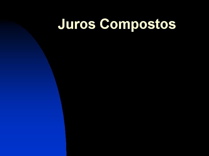 Juros Compostos 