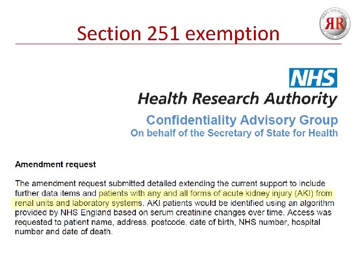 Section 251 exemption 