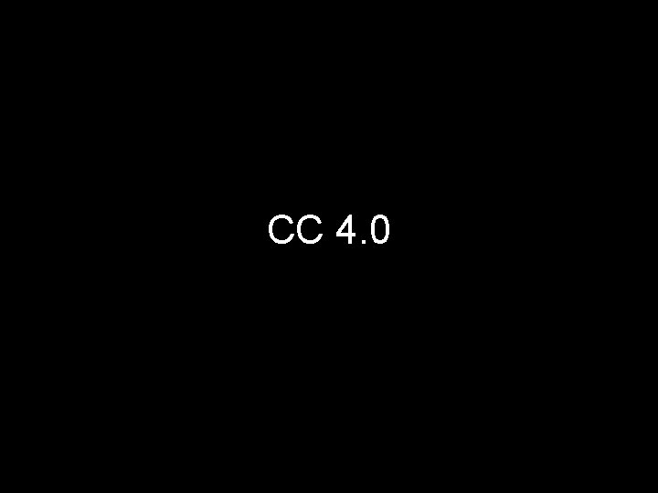 CC 4. 0 