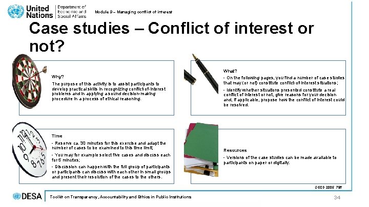 Module 9 – Managing conflict of interest Case studies – Conflict of interest or Module 9 – Managing conflict of interest Case studies – Conflict of interest or